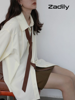 2025 Spring Minimalist Long Sleeve Button-Up Shirt. 2